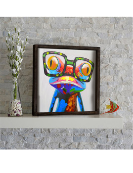 imagem de Quadro Cool Frog Multicolor1