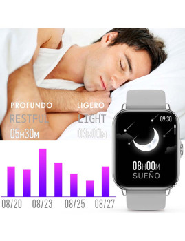 imagem de Smartwatch A01 Cinza Claro7