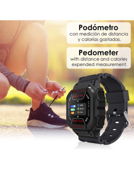 imagem de Smartband I3 com monitor de frequência cardíaca corrida e vôlei Preto4
