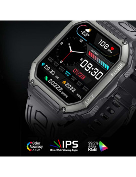 imagem de Smartwatch K6 multifunção Preto4
