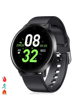 imagem de Smartwatch K12 com Monitor de Tensão Cardíaco Preto1