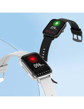 imagem de Smartwatch DT102 com pulseira de aço Preto2