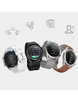 imagem de Smartwatch L19 com notificações de aplicações Castanho6