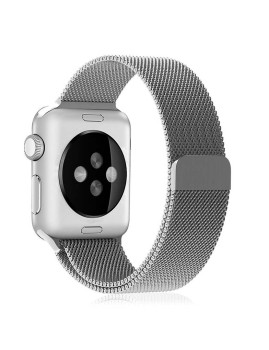 imagem grande de Bracelete Metálica Apple Watch 42MM/44MM Prateado 2