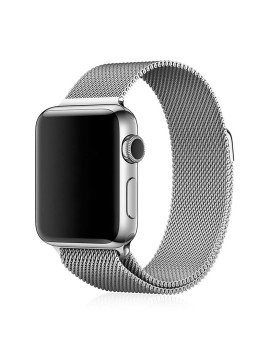 imagem grande de Bracelete Metálica Apple Watch 42MM/44MM Prateado 1
