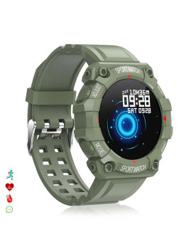 imagem de Smartband FD68 Bluetooth 40 com monitor de frequência cardíaca Verde Militar1