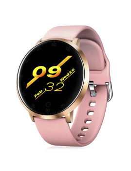 imagem de Smartwatch K12 com Monitor de Tensão Cardíaca Rosa 9