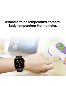 imagem de Smartwatch X8 Max com Marcador e chamadas Bluetooth Branco3
