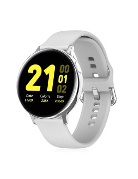 imagem de Smartwatch S20 com Monitor Cardíaco ECG Tensão O2 no Sangue Prateado 8