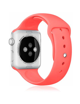 imagem de Bracelete silicone para Apple Watch 42mm Rosa 2