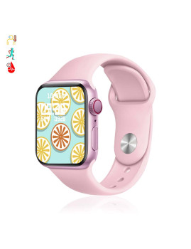 imagem de Smartwatch X8 Max com marcador e chamadas Bluetooth Rosa 1
