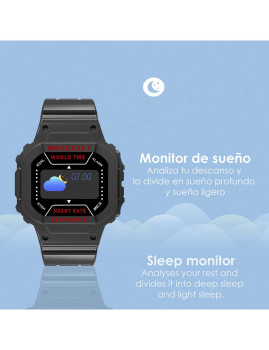 imagem de Smartband I3 com monitor de frequência cardíaca corrida e vôlei Preto5