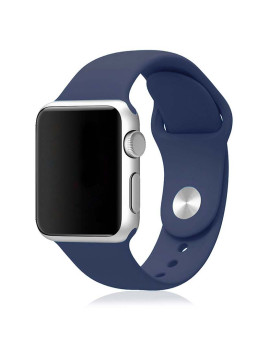imagem grande de Bracelete silicone para Apple Watch 42mm Azul1