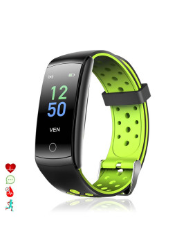 imagem de Smartband Q8T com monitor de temperatura corporal frequência cardíaca Verde1