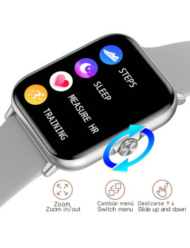 imagem de Smartwatch A01 Cinza Claro2