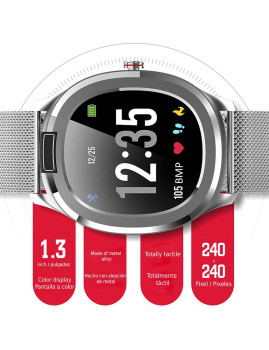 imagem de Smartwatch T01 com medicão de temperatura corporal Preto 5