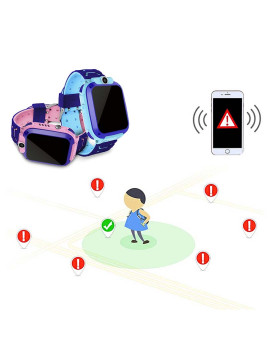 imagem grande de Smartwatch GPS localizador Q12 Azul5