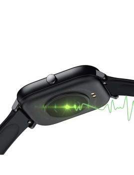 imagem de Smartwatch L18 com termómetro Cinza Claro3