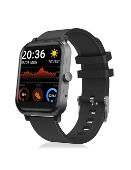 imagem de Smartwatch H10 com Monitor Cardíaco Tensão e de O2 no Sangue Preto7