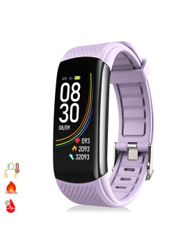 imagem de Smartband T118 com Medição de Temperatura Corporal Roxa1