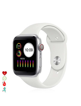 imagem de Smartwatch U78T com Chamadas Bluetooth Temperatura Corporal e Monitor Cardíaco Branco1