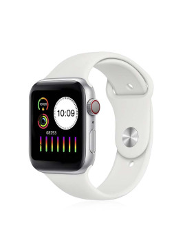imagem de Smartwatch U78T com Chamadas Bluetooth Temperatura Corporal e Monitor Cardíaco Branco9