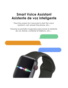 imagem de Smartwatch AK-X6 com modo multidesportivo Preto 4