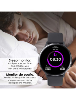 imagem de Smartwatch S20 com Monitor Cardíaco ECG Tensão O2 no Sangue Prateado 6