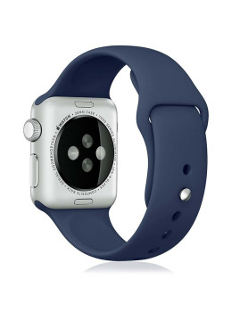 imagem grande de Bracelete Silicone Apple Watch 38MM/40MM Azul2