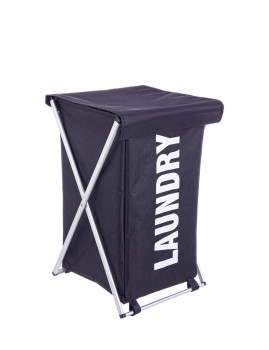imagem de Cestos De Roupa Pleg Preto1