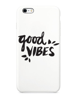 imagem grande de Capa Good Vibes Reaction Iphone e Samsung Branco1
