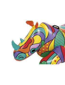imagem grande de Rinoceronte Com Pegas Adultos Desenho Pop Art  8