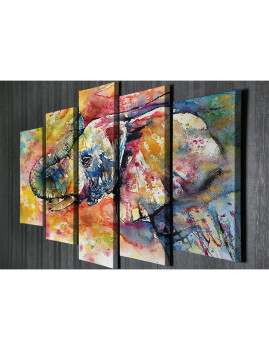 imagem grande de Decorative Canvas Painting (5 Pieces) Multicolor1