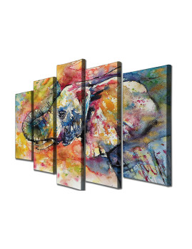 imagem de Decorative Canvas Painting (5 Pieces) Multicolor3