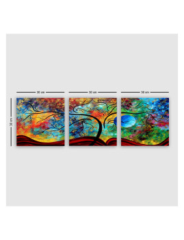 imagem de Pintura Decorativa Multicor (3 peças)2