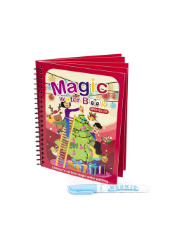 imagem grande de Livro para colorir Natal. Tinta mágica para crianças, reutilizável. 1