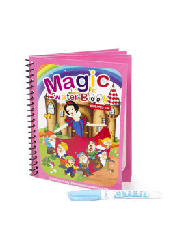 imagem grande de Livro para colorir Princesas e Anões. Tinta mágica para crianças, reutilizável. 1