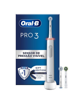 imagem de Escova Dentes Elétrica Oral-B Pro 3 3700 Branca 1