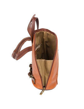 imagem de Mochila Carlotta Couro E Castanho5