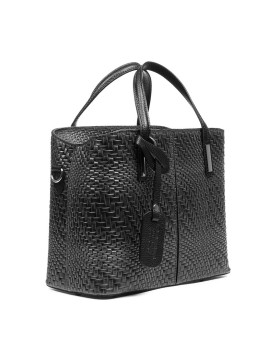 imagem de Bolsa em couro camurça Preto2