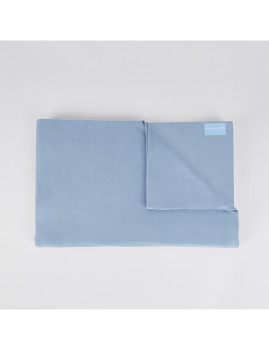 imagem grande de Conjunto de lençóis de algodão Jersey Azul3