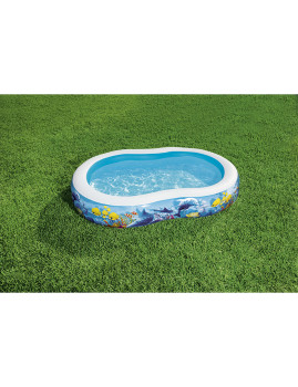 imagem de Piscina Insuflável Familiar Com Fundo De Mar6