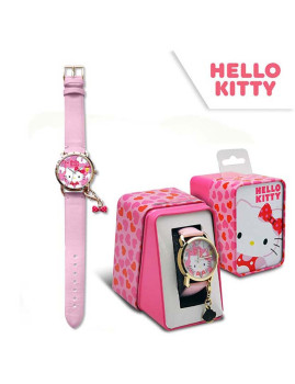 imagem grande de Relógio Analógico Mostrador Gravado Hello Kitty1