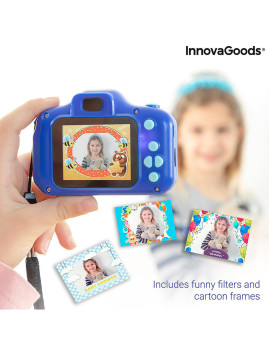 imagem de Câmara Digital Infantil Kidmera Azul2