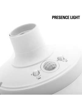 imagem grande de Casquilho com Sensor de Movimento Presence Light6