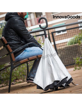 imagem grande de Guarda-chuva de Fecho Invertido InnovaGoods4