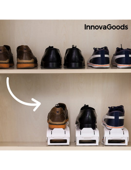 imagem de Organizador de Sapatos Regulável Shoe Rack InnovaGoods (6 Pares)6