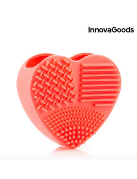 imagem grande de Limpeza de Pinceis de Maquilhagem Heart InnovaGoods3