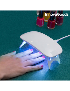 imagem grande de Lâmpada para Unhas LED UV Pocket InnovaGoods1