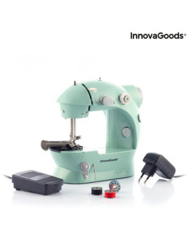 imagem de Mini-Máquina de Costura Portátil C/ Led, Corta-Linhas e Acessórios Sewny6